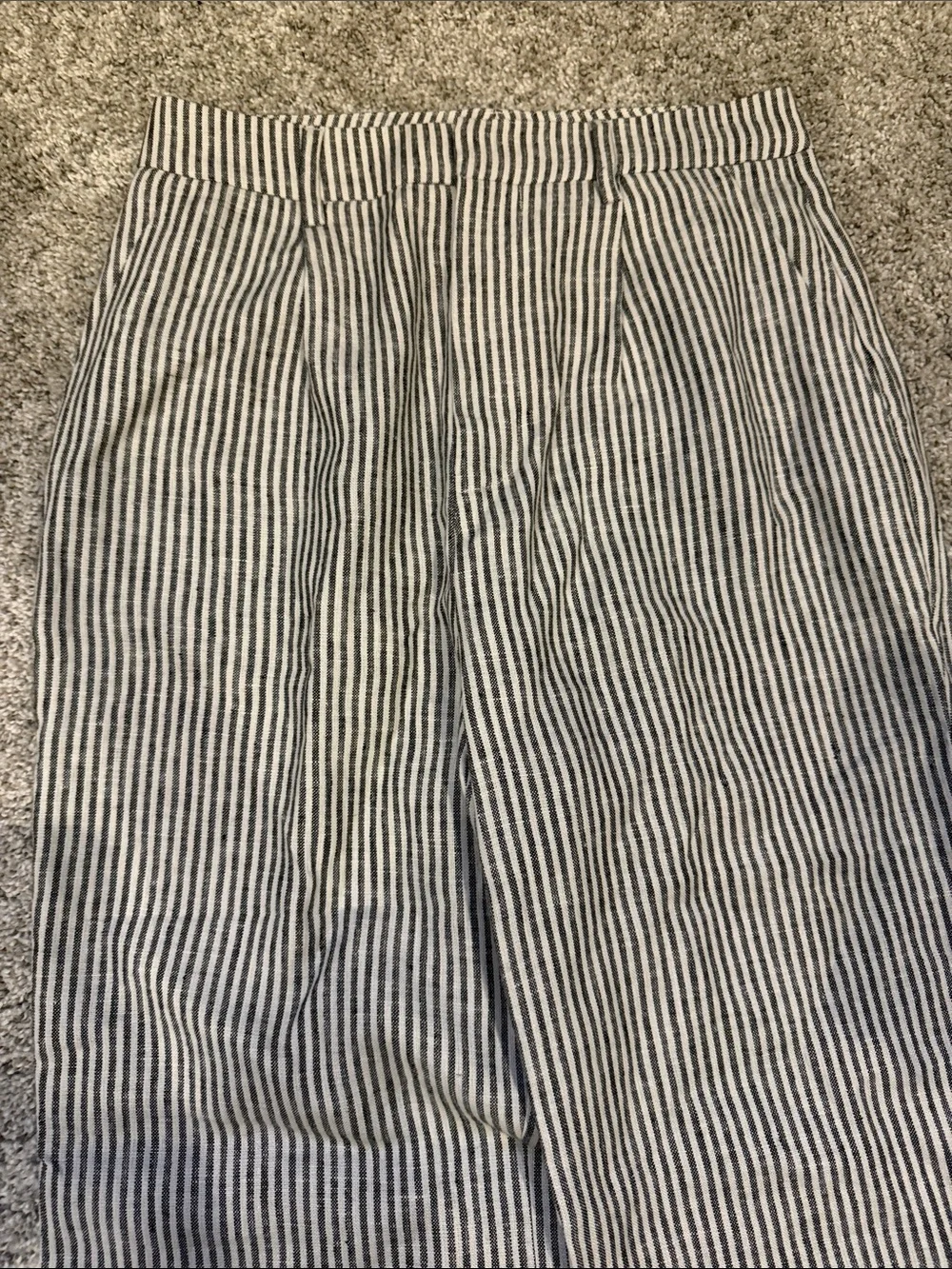 NWOT Reformation Linen Stripe Pant